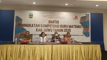 BIMTEK PENINGKTAN KOMPETENSI GURU MATEMATIKA TINGKAT SD KAB.LUWU TAHUN 2025 DI HOTEL E-REGENCY MAKASSAR